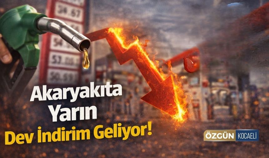 Akaryakıta Beklenen İndirim Yarın Geliyor!