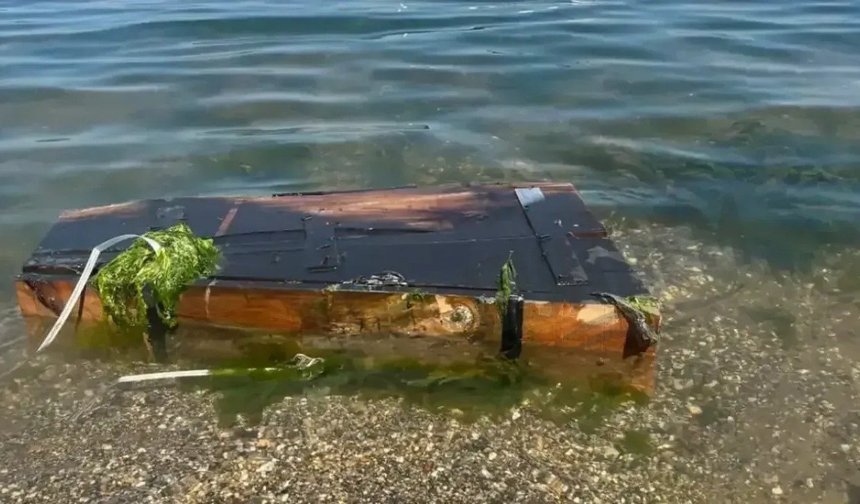 Kocaeli'de Esrarengiz Olay: Sahile Sandık Vurdu