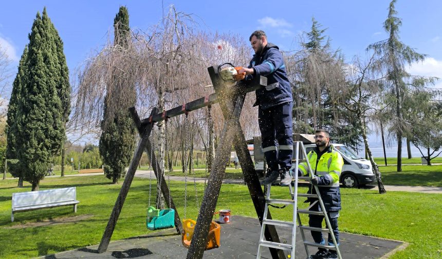 Sekapark’ta yaz hazırlığı başladı: Çocuklar için alanlar yenileniyor