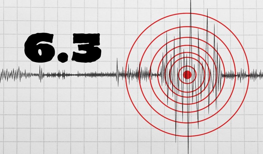 6,3 Büyüklüğünde Deprem!
