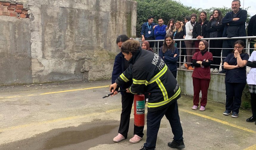 Hastanelerde Yangın Alarmı! KOBİTEM’den Kritik Eğitim