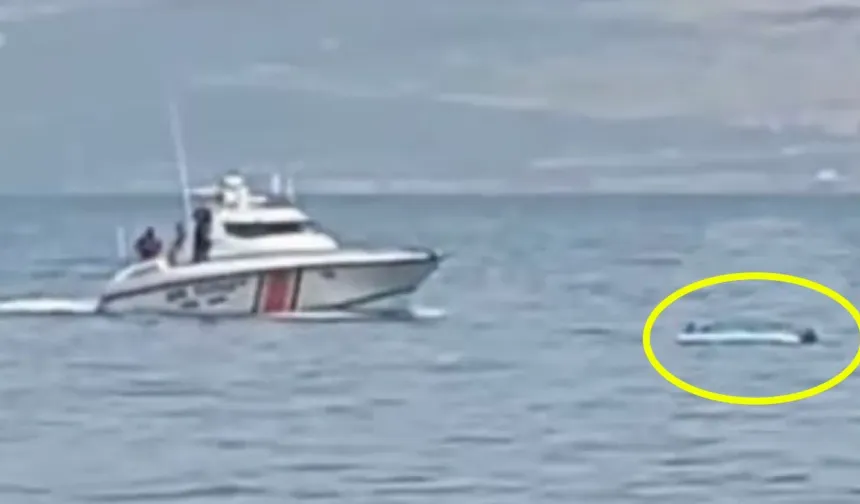 Karamürsel Açıklarında Korku Dolu Anlar