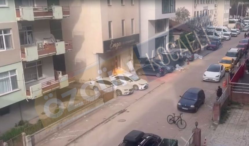 Körfez Mahallesi'nde doğalgaz yangını