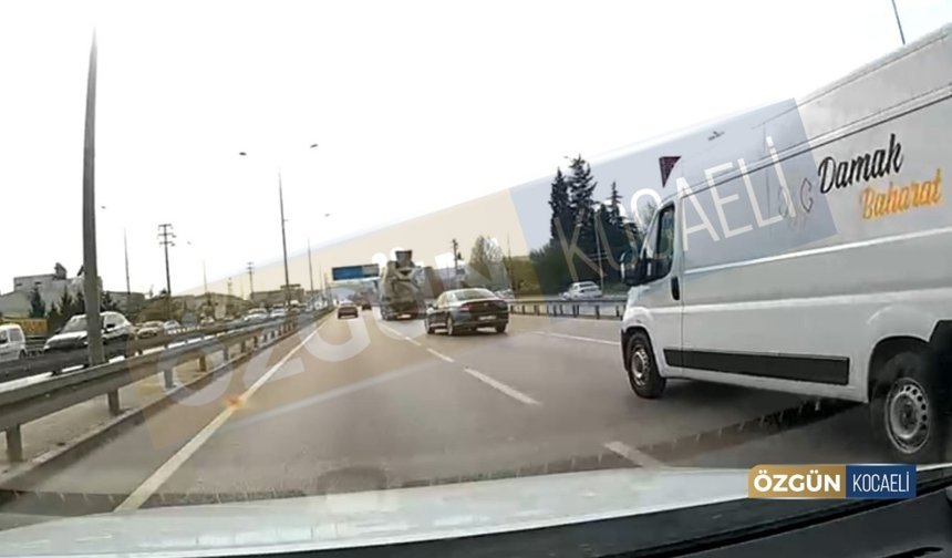 İzmit'te Trafik Magandası Kamerada