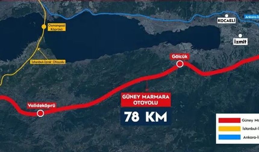 İzmit – Yalova Otoyolu Projesinde Yeni Gelişme