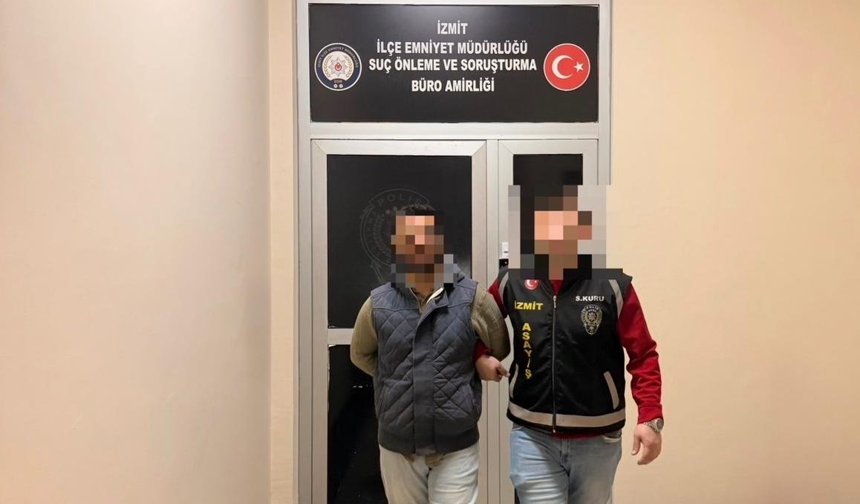 İzmit’te aranan hükümlü operasyonla yakalandı