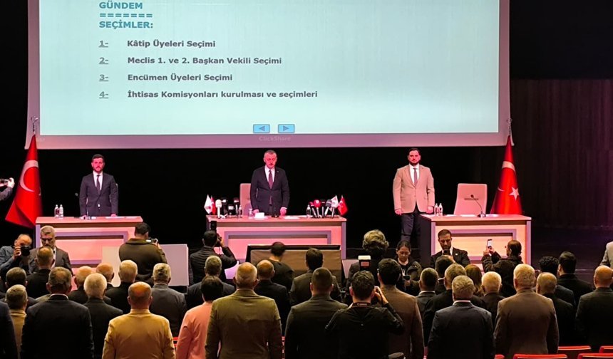 KBB meclisi hayatını kaybedenler için saygı duruşuyla açıldı