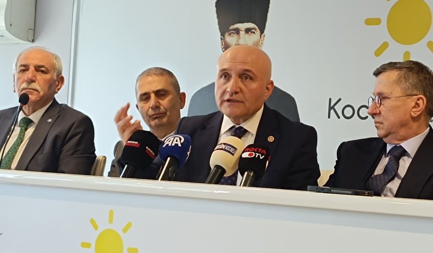 İYİ Partili Erhan Usta: "Kocaeli’nin geliri yüksek ama işsizlik de yüksek”