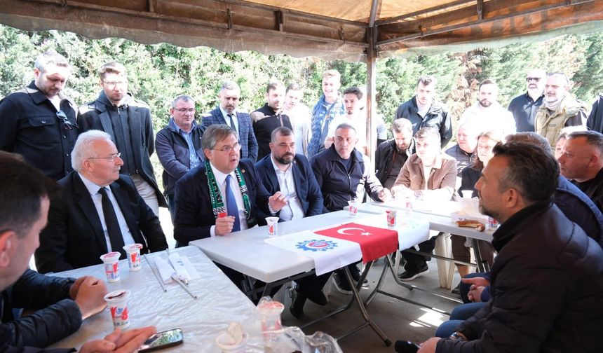 Yıldızlı Grevdeki BEKART İşçilerini Ziyaret Etti