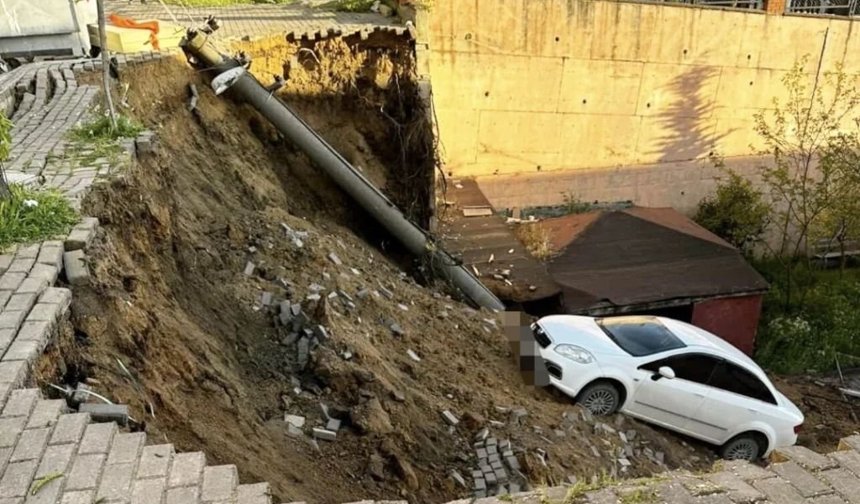 Kocaeli’de Korkutan Olay: Okulun İstinat Duvarı Yıkıldı