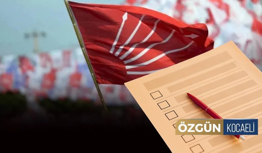 CHP, il ve ilçeleri anketlerle sorguluyor
