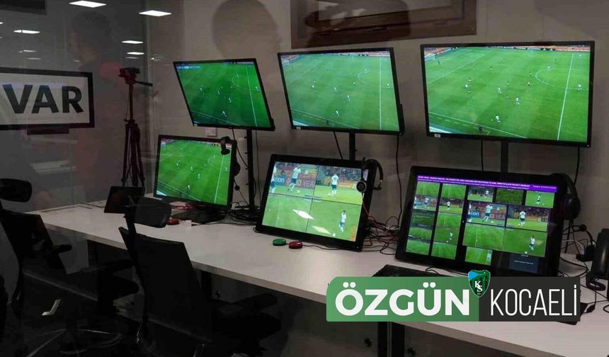 Kocaelispor–Başakşehir maçının VAR kadrosu belli oldu