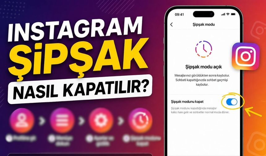 Instagram Şipşak Nasıl Kapatılır? 2026 Adım Adım Rehber