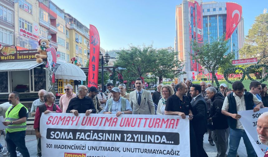 Soma Faciasının 12. Yılında Kocaeli’den Adalet Çağrısı