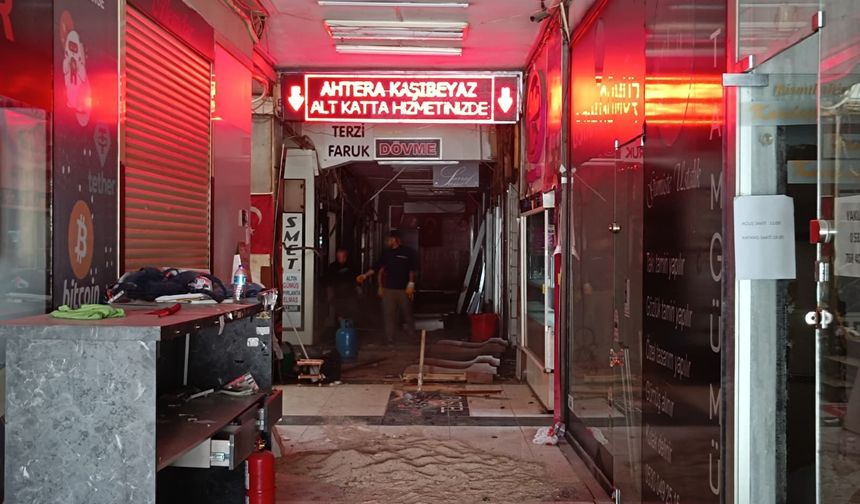 Bilin Pasajı'nda Sona Gelindi, Yıkım İçeriden Başladı!