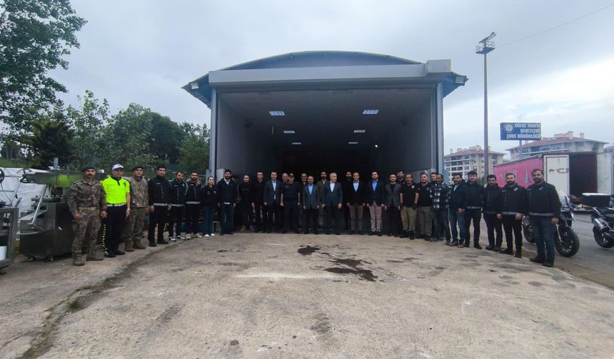 Vali Aktaş’tan Narkotik Şube’ye tebrik ziyareti