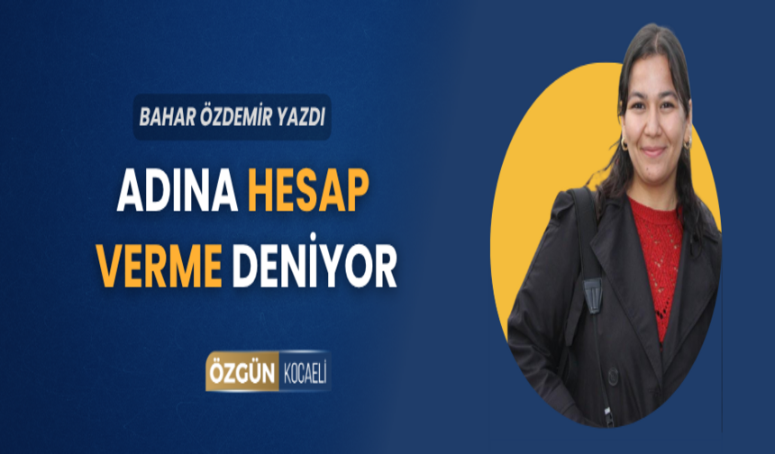 Adına Hesap Verme Deniyor