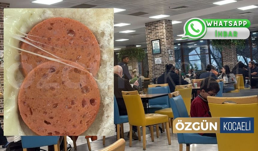 Üniversite kantinindeki tost ihbar hattına düştü