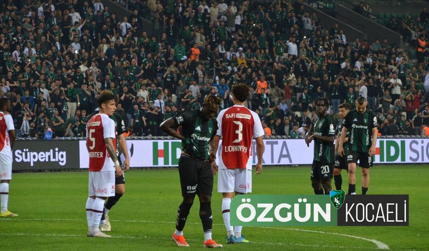 Evde buruk veda: 0-1