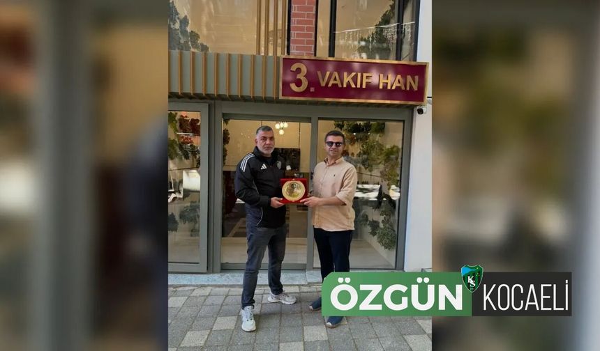 Hodri Meydan’dan Ulaş Yıldız’a Plaket