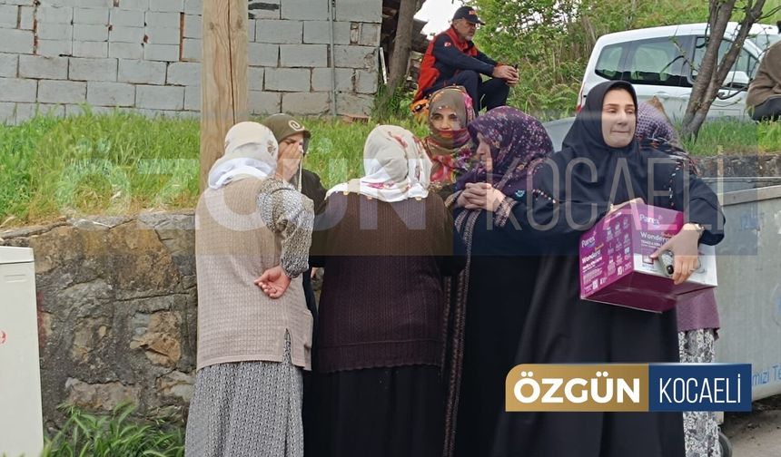 İzmit'te 5 Ev Tahliye Edildi Gözyaşlarına Boğuldular!
