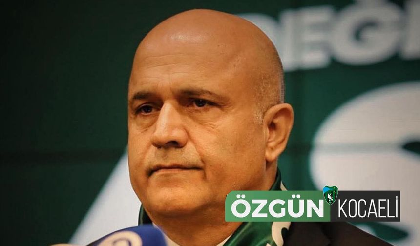 Kocaelispor'da Durul kararını açıkladı: “Başka bir nedeni yok”