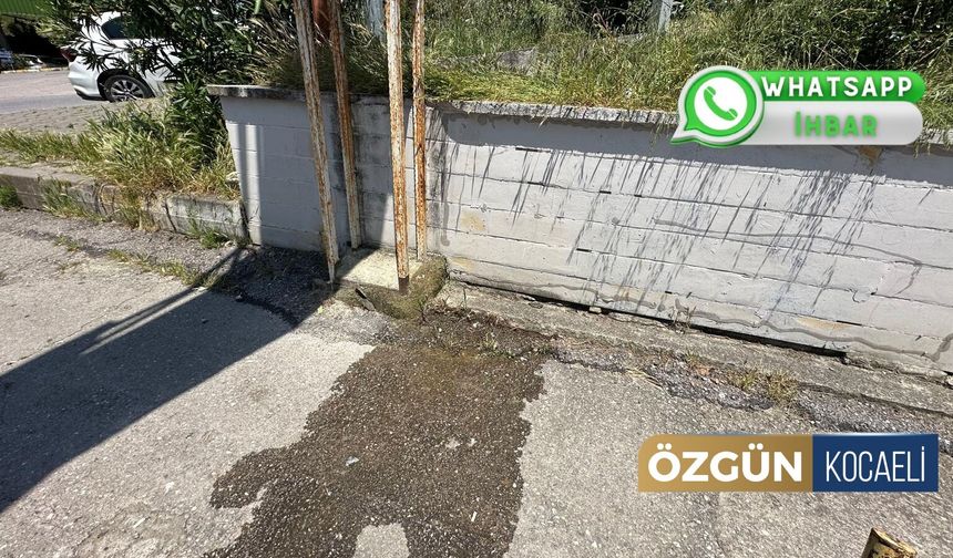 Akarca'dan su kaçağı şikayeti
