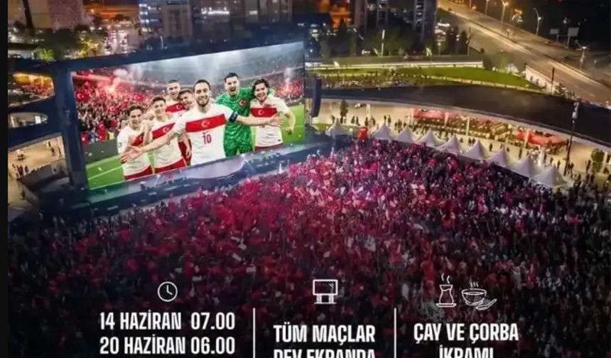 İzmit'te Dünya Kupası Heyecanı Dev Ekranda Yaşanacak