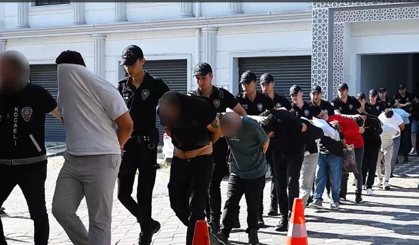 Kocaeli Merkezli Fuhuş Operasyonu: 14 Tutuklama