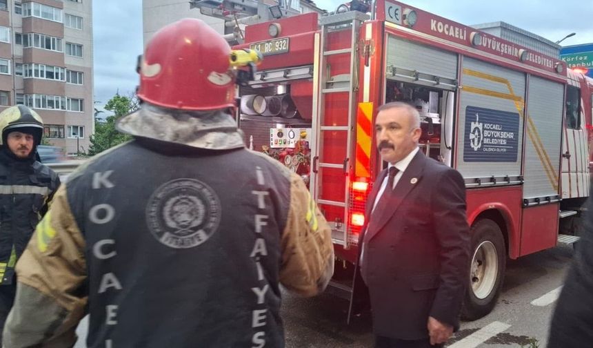 MHP’lileri Taşıyan Otobüs Alev Aldı