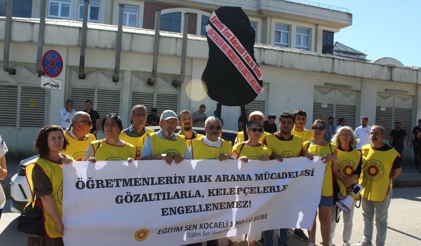 Ankara’daki Öğretmen Eylemi Kocaeli’ye Taşındı!