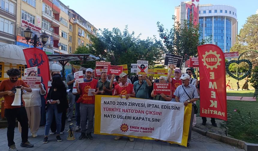 EMEK Partisi'nden NATO protestosu: "Türkiye NATO'dan çıkmalı"
