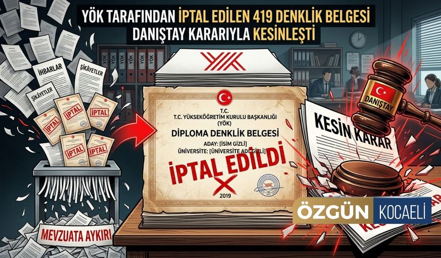 Diploma Skandalında Kocaeli yer alıyor mu? Yüzlerce Diploma İptal Edildi!
