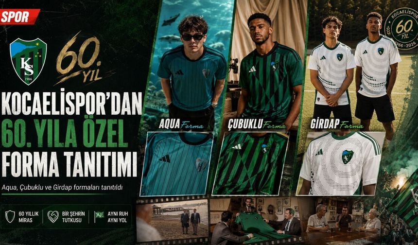 Kocaelispor’dan 60. yıla özel forma tanıtımı