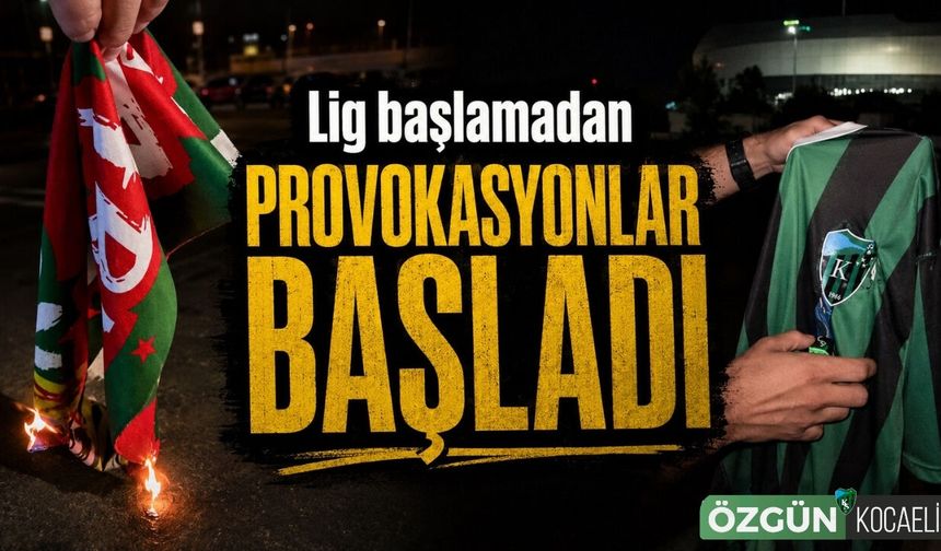 Lig başlamadan provokasyonlar başladı