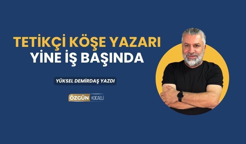 Tetikçi Köşe Yazarı Yine İş Başında