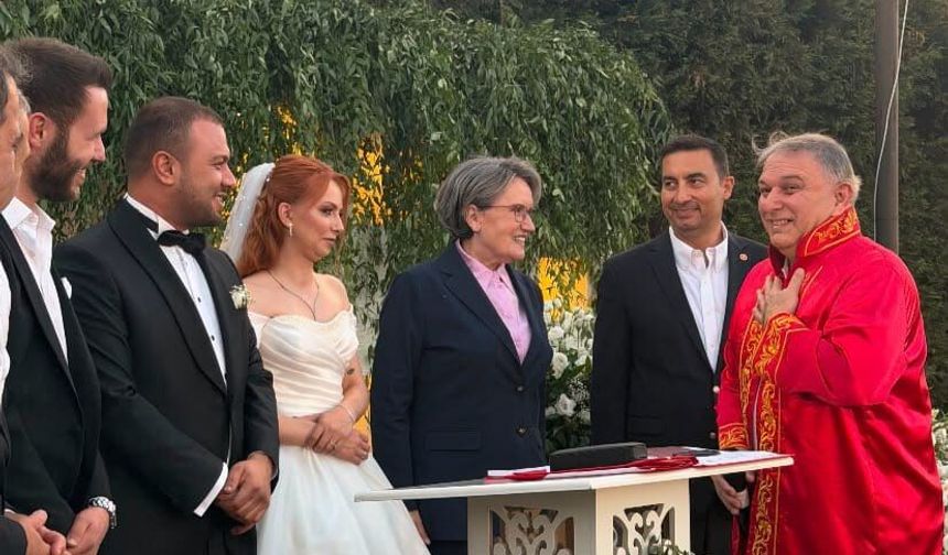 Akşener’in katıldığı nikâhta sürpriz polemik