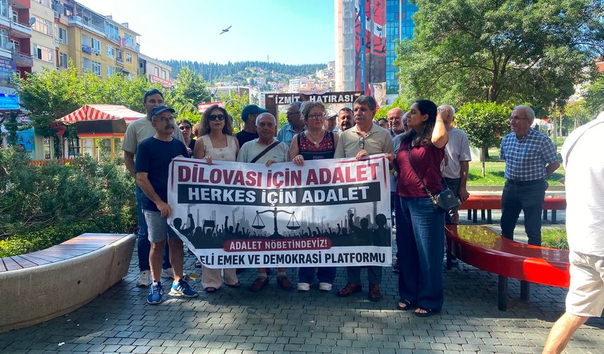 Dilovası ailelerinden adalet çağrısı: "Meydanlar adalet nöbeti alanı olacak"