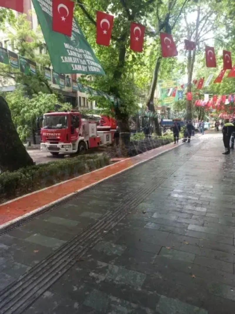 İzmit'te Dev Çınar Kafeye Devrildi!