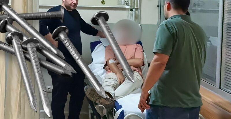 Korkunç Kaza! Gözüne Çivi Girdi