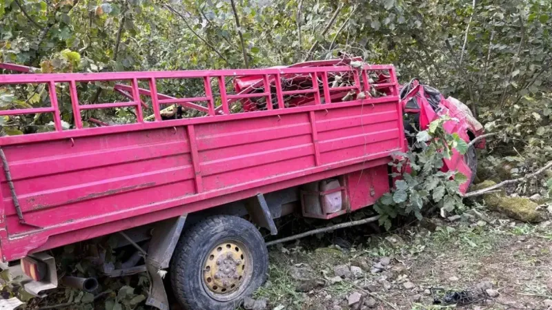 Fındık bahçesi kan gölüne döndü!