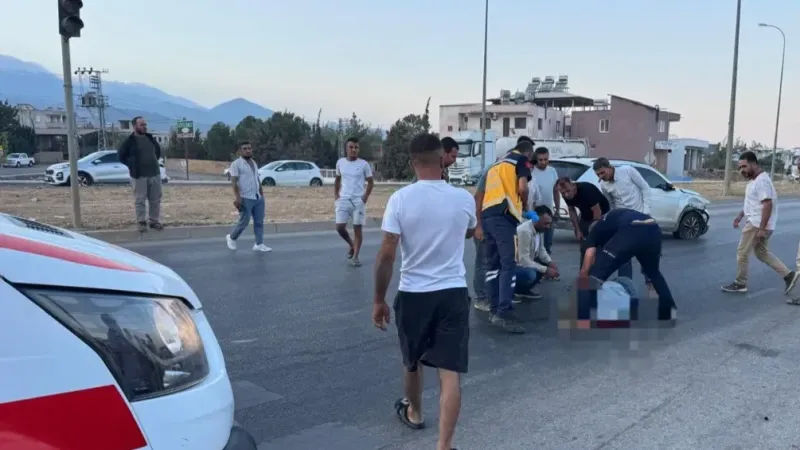 Yolun ortasında can verdi