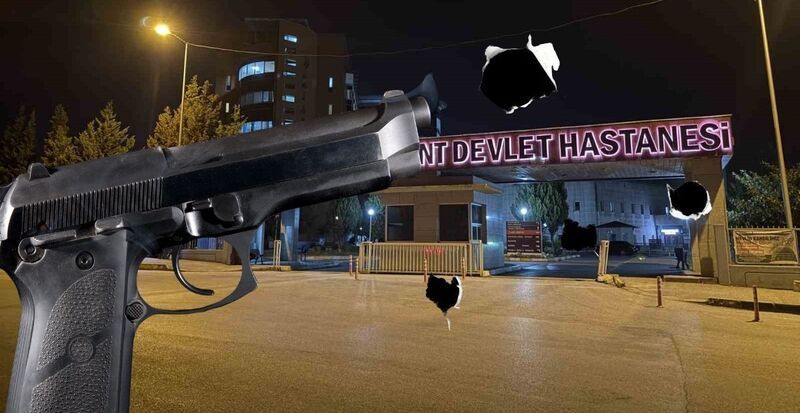 Eşini hastanede kurşuna dizdi