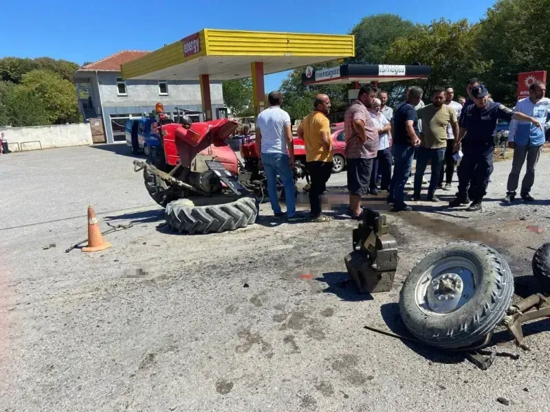 Komşuda Feci Traktör Kazası! 