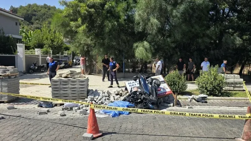 Motosikleti mezarı oldu