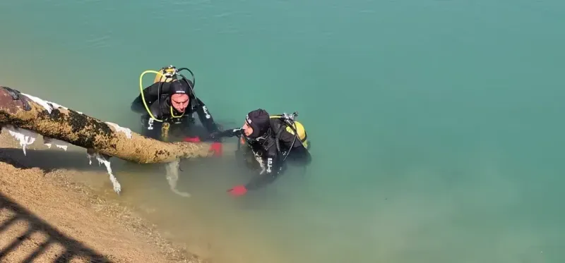 16 yaşındaki genç kanalda can verdi