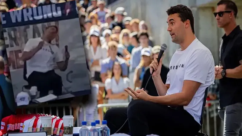 Charlie Kirk Boynundan Vurulduğu Anlar