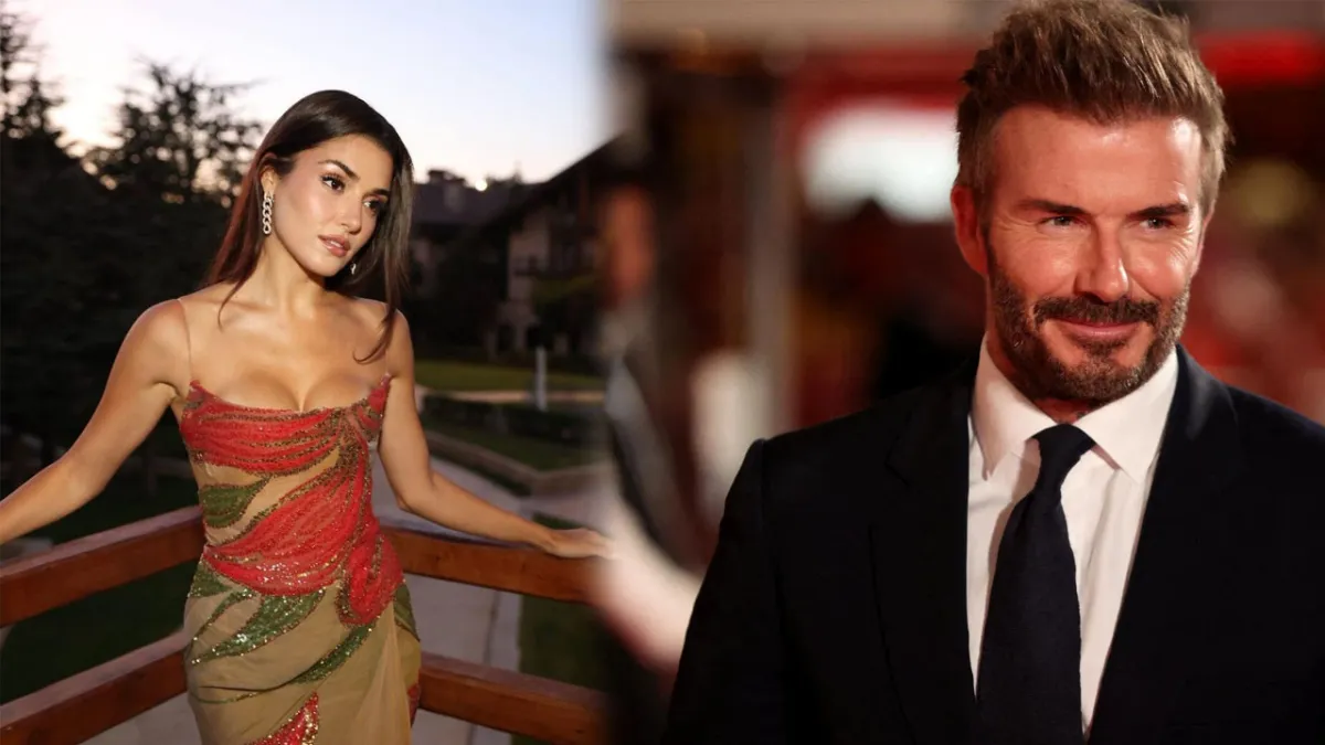 Hande Ercel David Beckham La Kamera Karsisinda Reklam Filmi Icin Bir Araya Geldiler Large