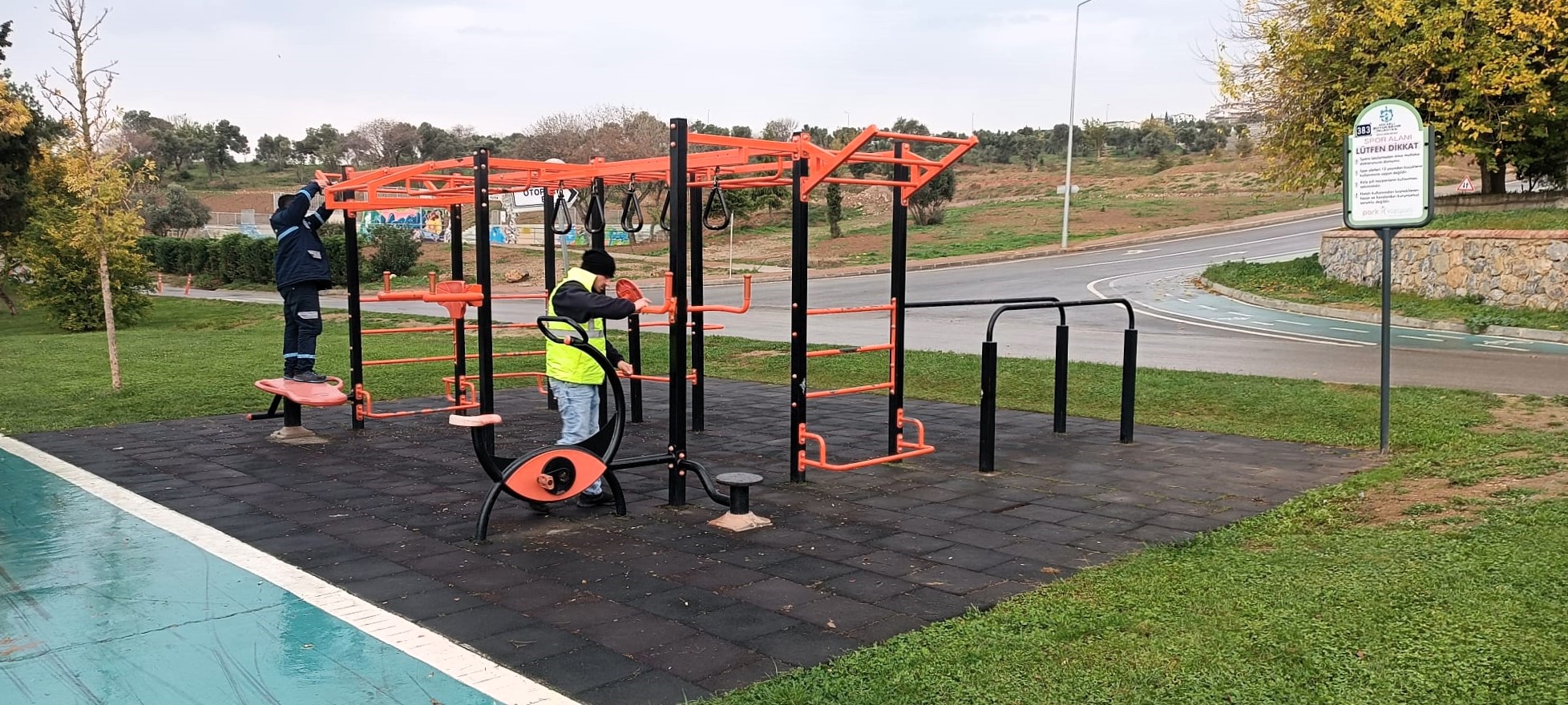 Darıca Millet Bahçesi'nde Kesintisiz Çalışma (2)