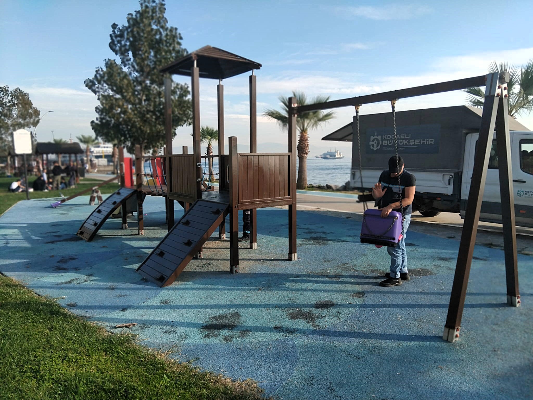 Darıca Millet Bahçesi'nde Kesintisiz Çalışma (3)